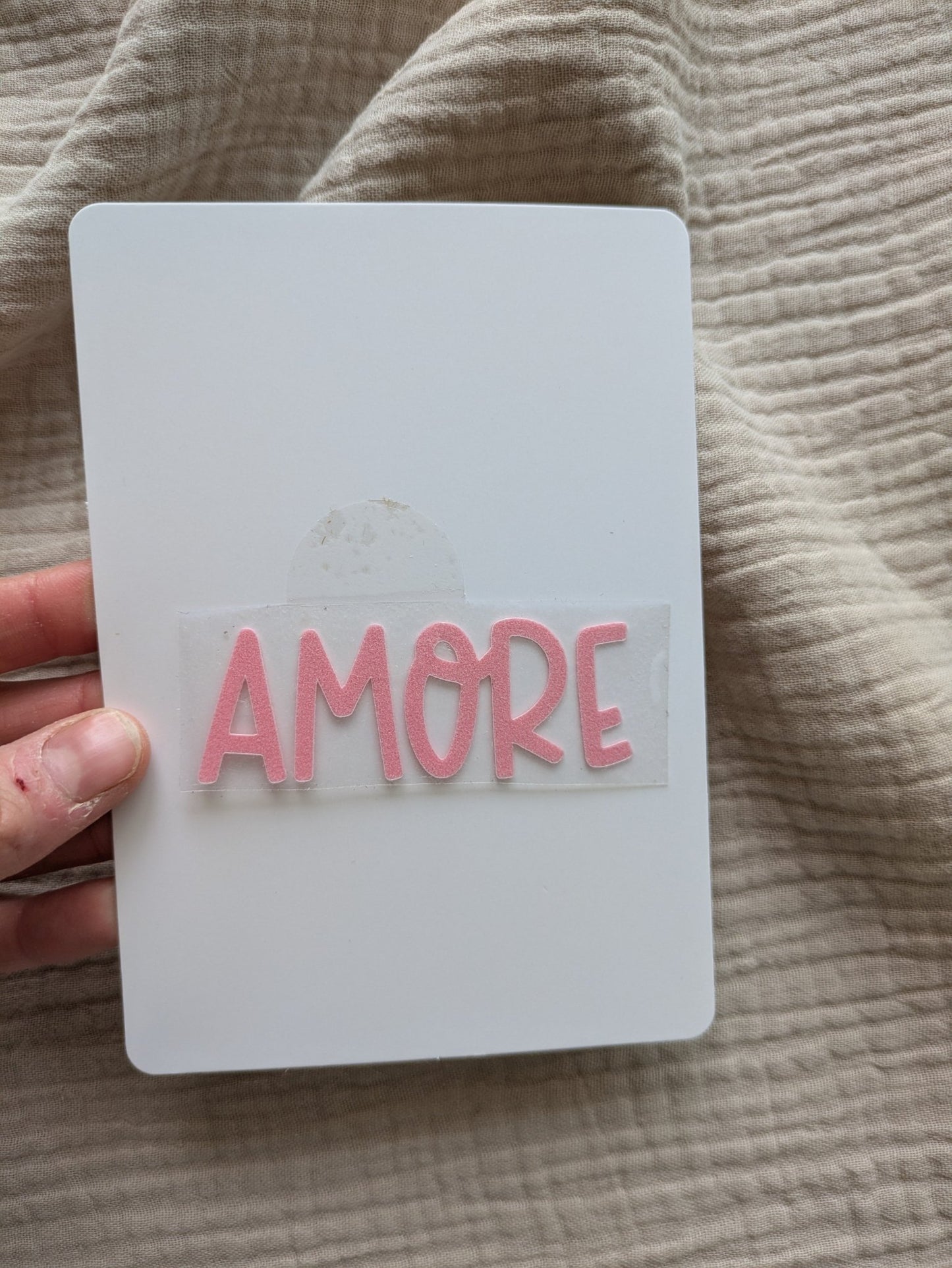 Bügelbild Amore - Loewenknopf