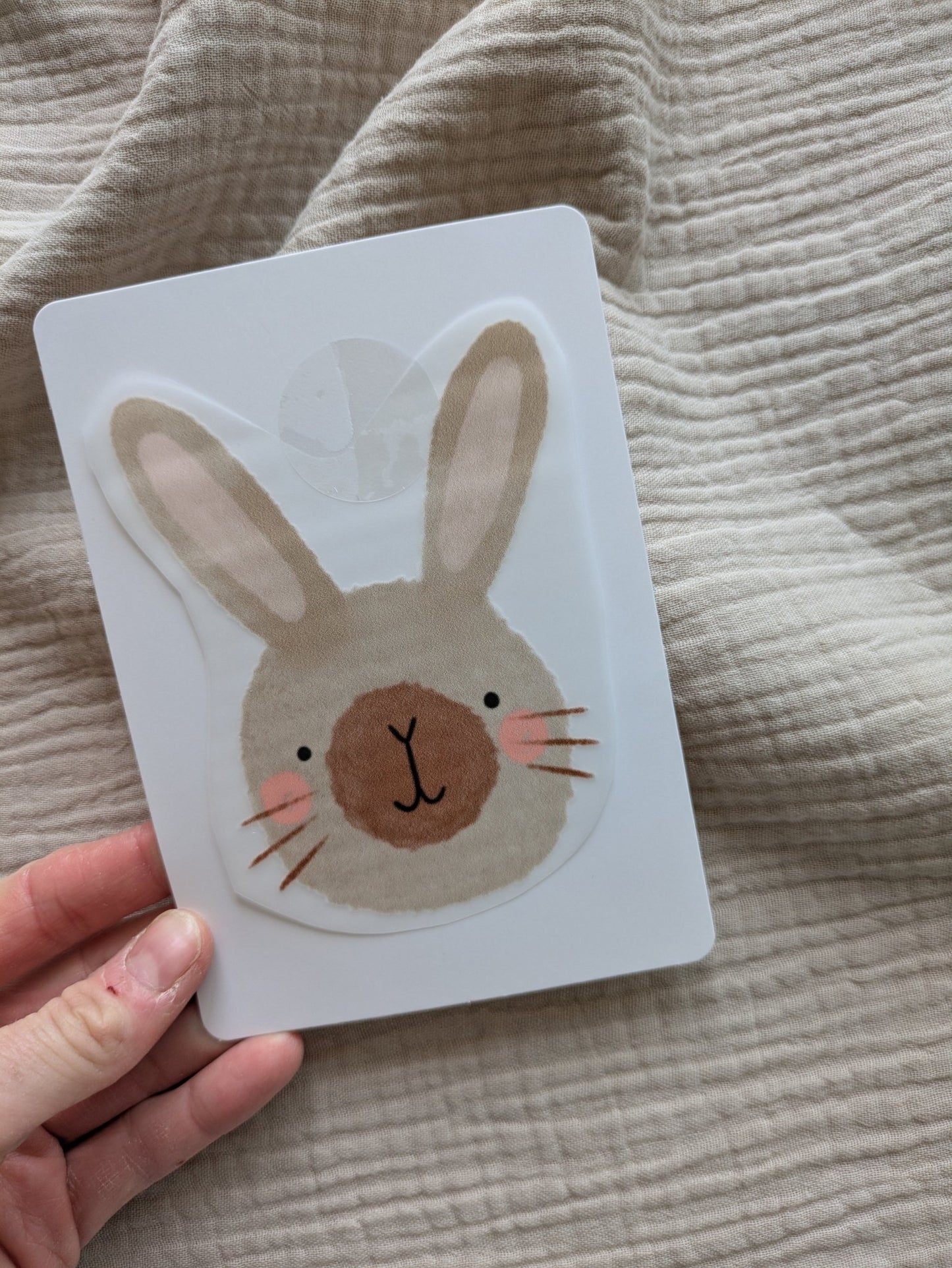 Bügelbild Osterhase - Loewenknopf