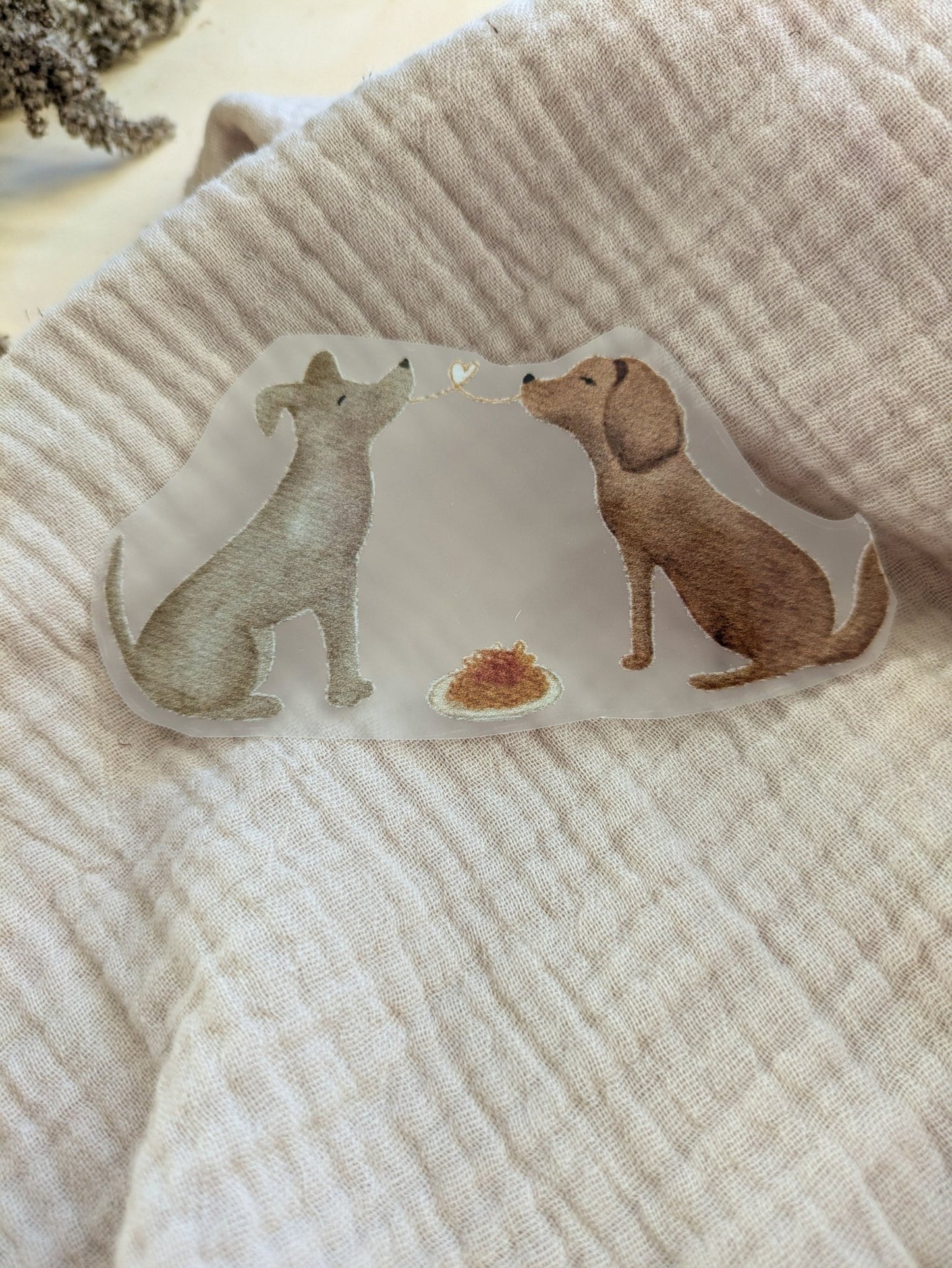 Bügelbild Susi & Strolch - Loewenknopf