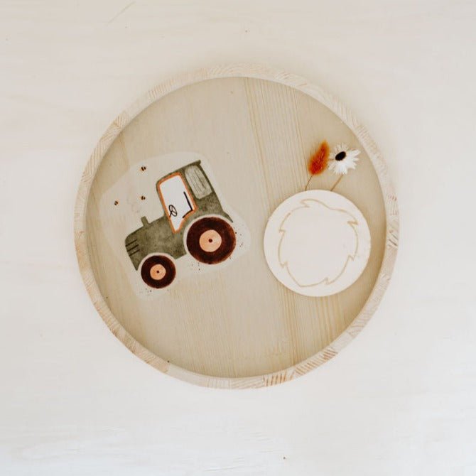 Bügelbild Traktor - Loewenknopf