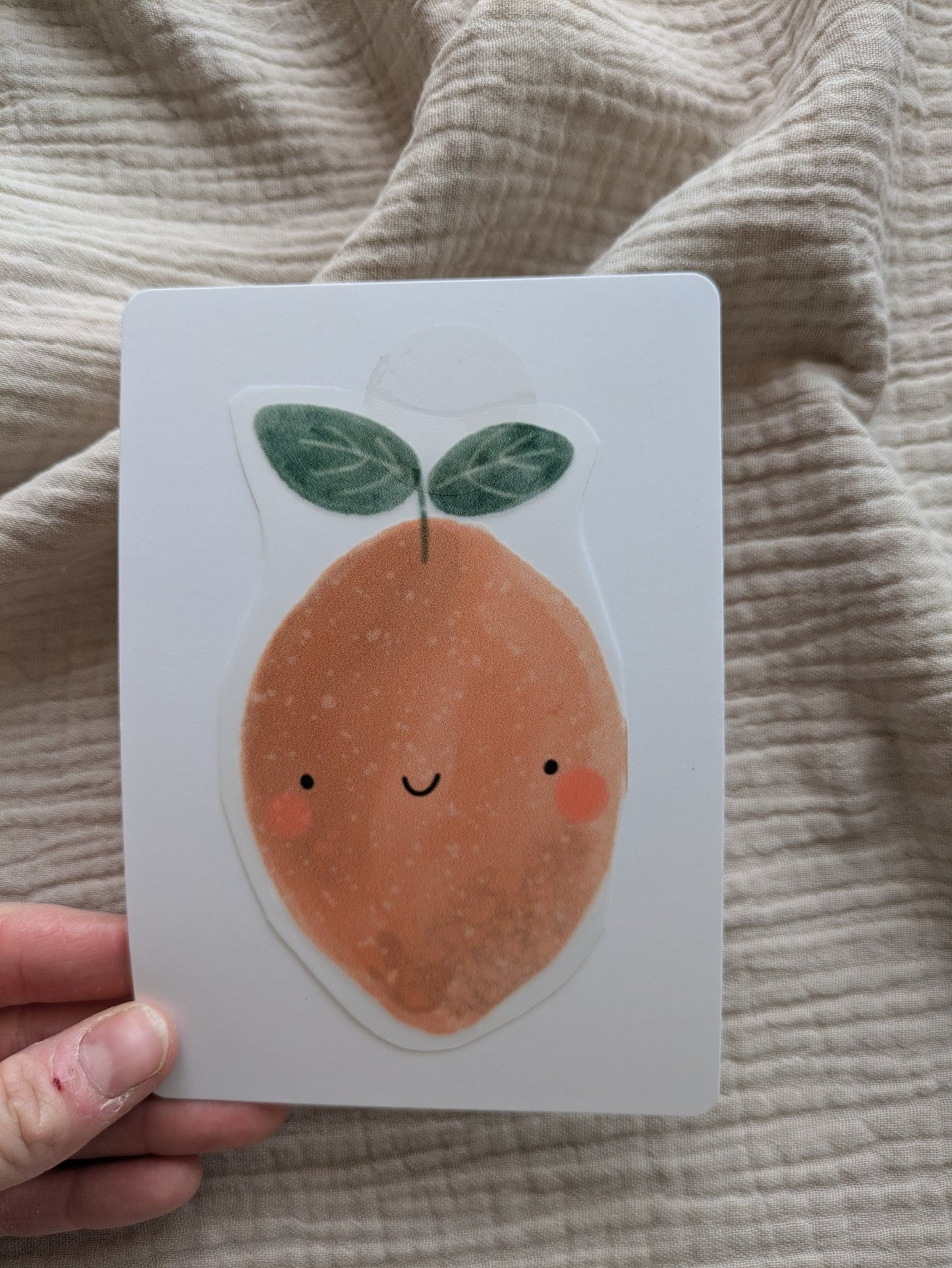 Bügelbild Zitrone - Loewenknopf