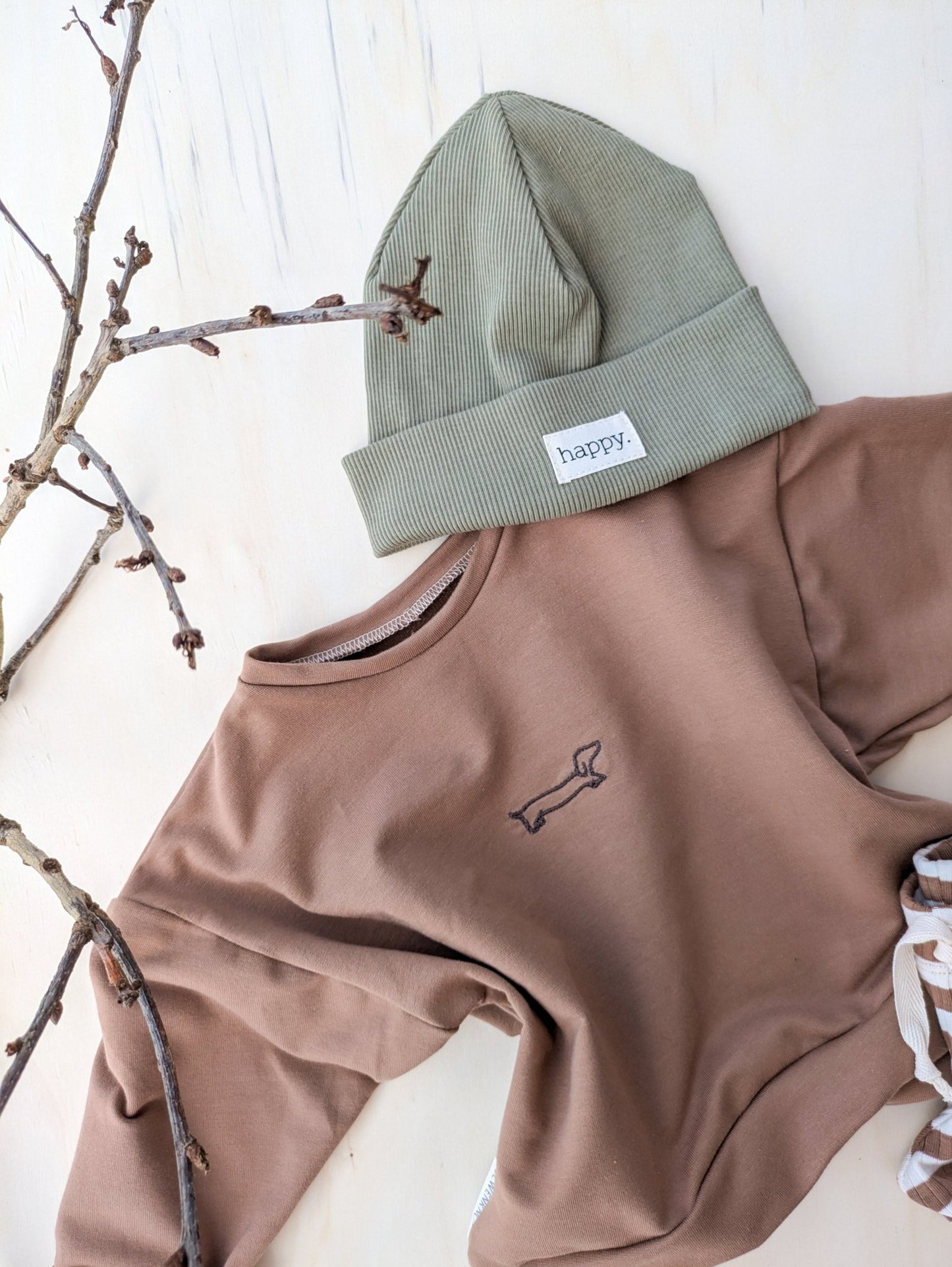 Oversized Sweater Dackel - Loewenknopf