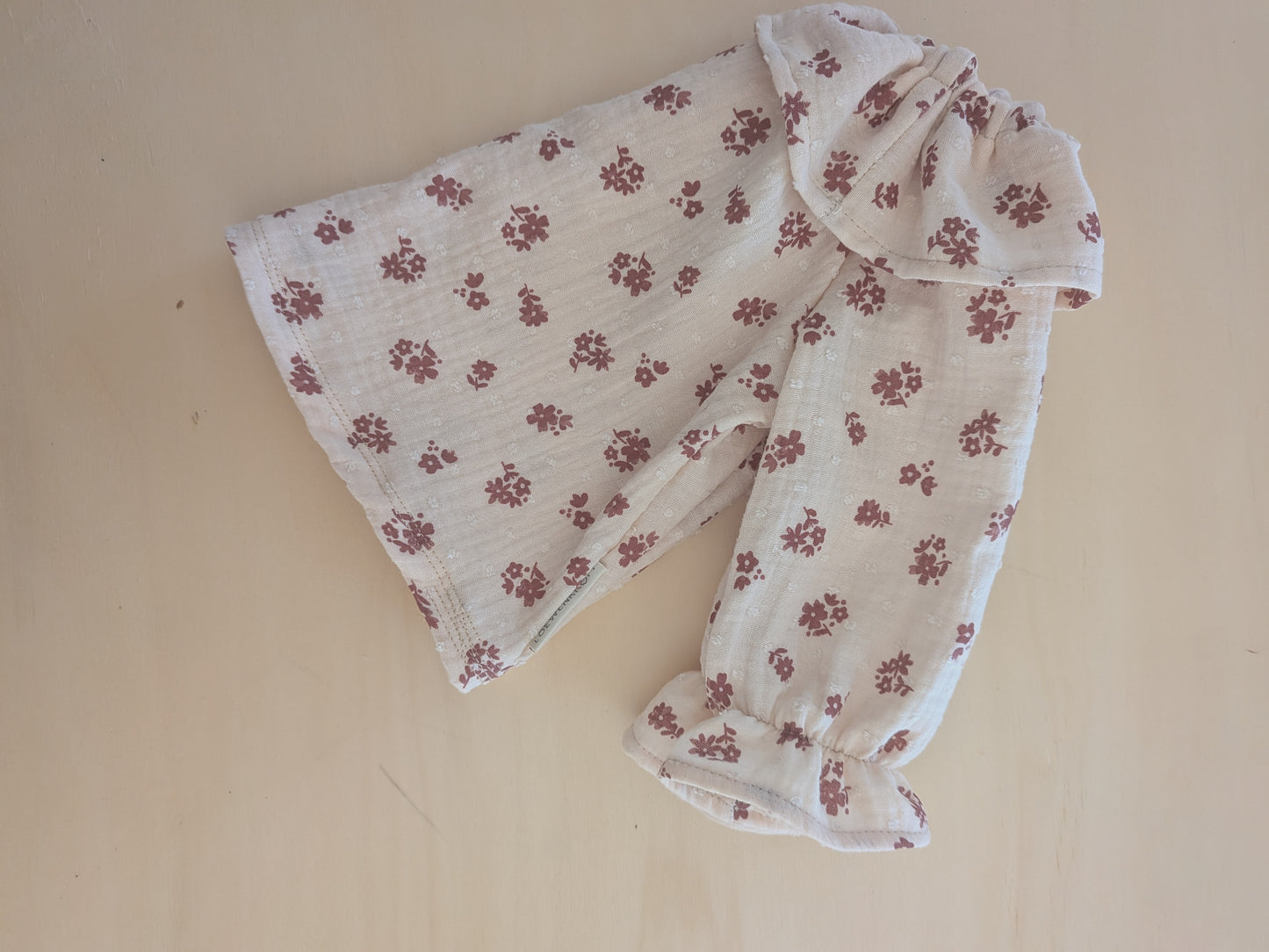 Blumige Musselinbluse für Kinder