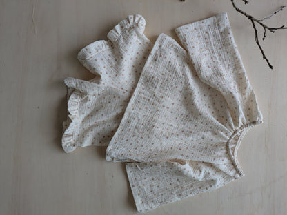 Musselin Bluse - Loewenknopf