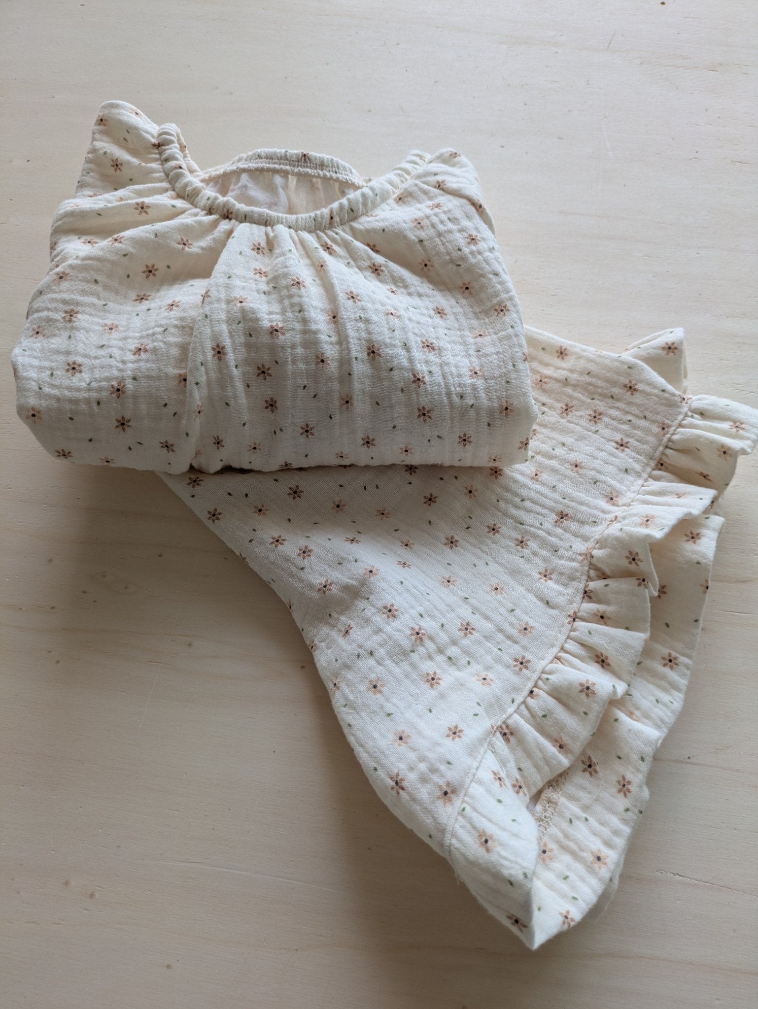 Musselin Bluse - Loewenknopf