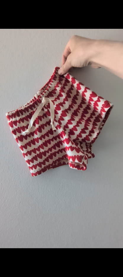 Luftige kurze Herzchen Hose ❤️