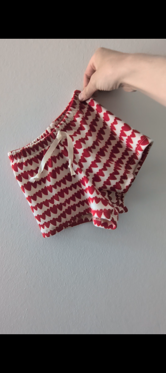 Luftige kurze Herzchen Hose ❤️