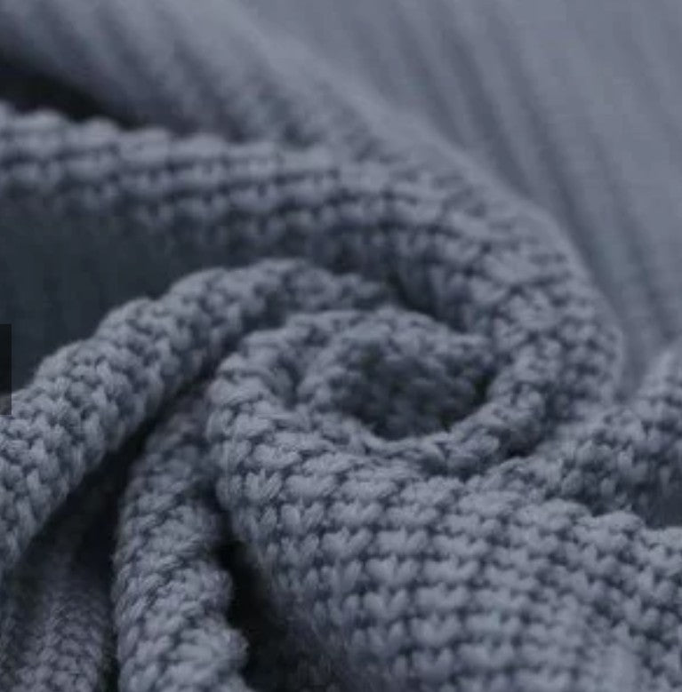 Strick Oversized Pullover mit Kordelzug | handgenäht | Individuell