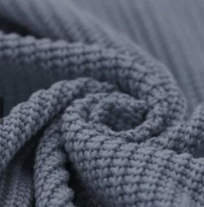 Strick Oversized Pullover mit Kordelzug | handgenäht | Individuell