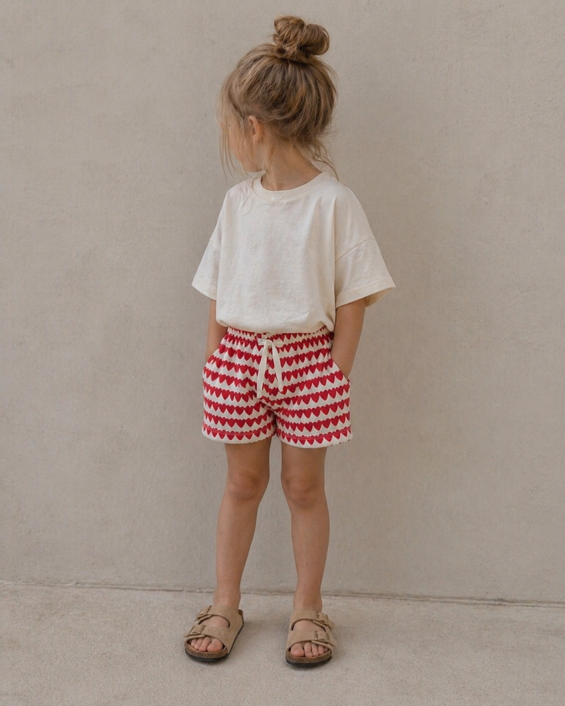 Luftige kurze Herzchen Hose ❤️